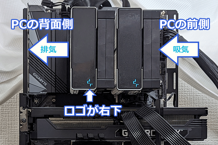 AK620 取り付け方向