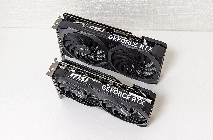 RTX3060TiとRTX4060Ti