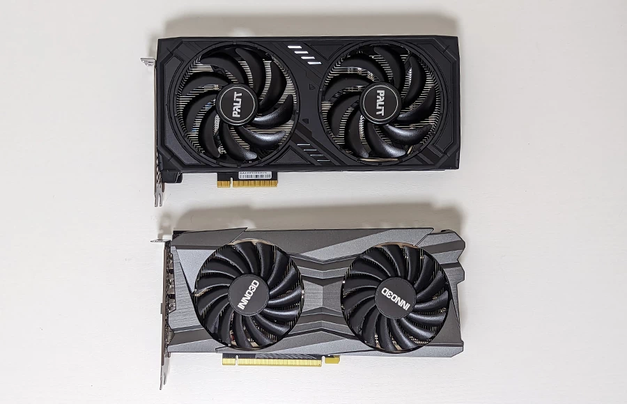 RTX3060とRTX4060のグラボ比較